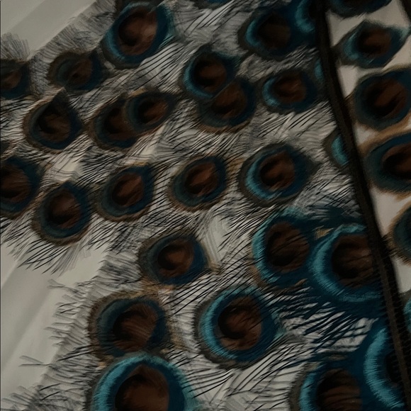 (STEP IN STYLE)Peacock Print Spaghetti Strap women’s Dress with Stretch Waist - Picture 16 of 17